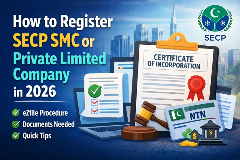 How to Register  SECP SMC Private or Private limited Company 2026