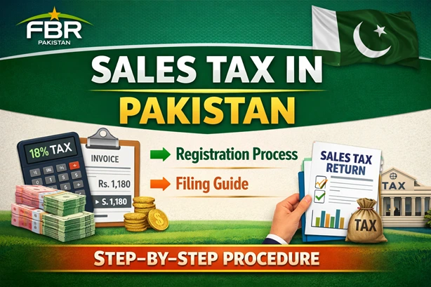 Sales Tax In Pakistan and Registration Procedure & Return Filing