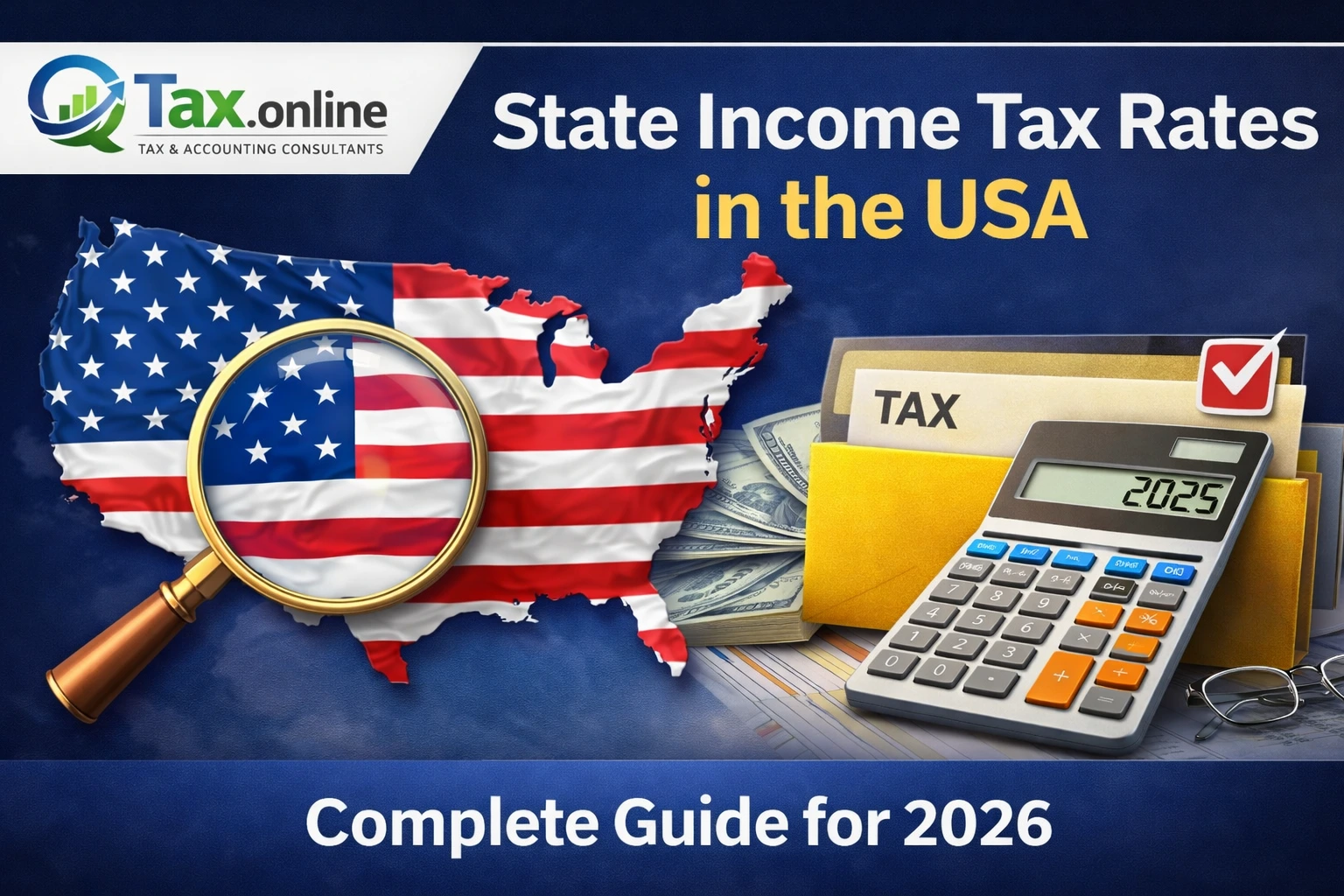 State Income Tax Rates in the USA (Complete Guide for 2025)